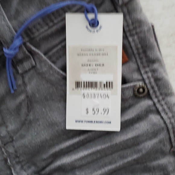 Tumble N' Dry Grey Denim Pants size 62 - Picture 4 of 5